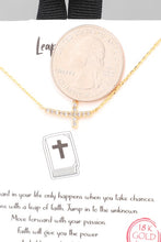 Load image into Gallery viewer, Leap of Faith Cross Necklace
