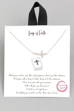 Load image into Gallery viewer, Leap of Faith Cross Necklace
