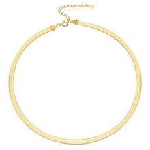 Load image into Gallery viewer, 18k Gold Plated Herringbone Necklace
