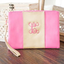 Load image into Gallery viewer, Color Block Zipper Wristlet
