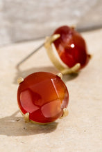 Load image into Gallery viewer, Natural Stone Stud Earrings
